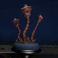 A small, potted Peduncle Tree used as a cockpit decoration
