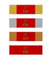 IDA Ribbons given to those who helped with the control of the Varam