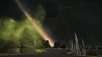 Crystalline with silicate vapour fumarole 2